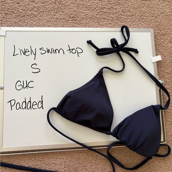Lively Women's Black Swim Top - Picture 1 of 1